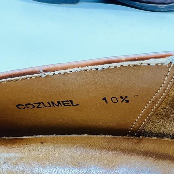 Mezlan Shoes Mens 10.5 Brown Leather Cozumel Kiltie Tassel Loafers Dress Brogue main image 7